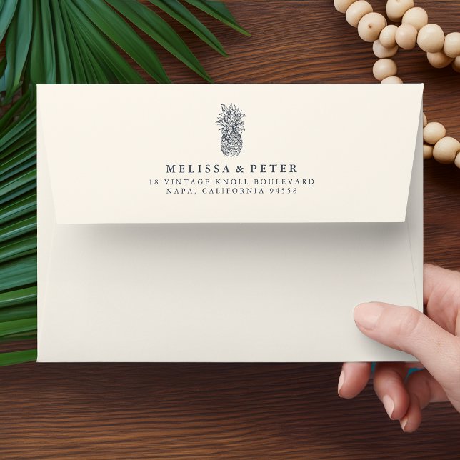 Island Vintage Pineapple w/ Contrast Lining Envelope (Creator Uploaded)