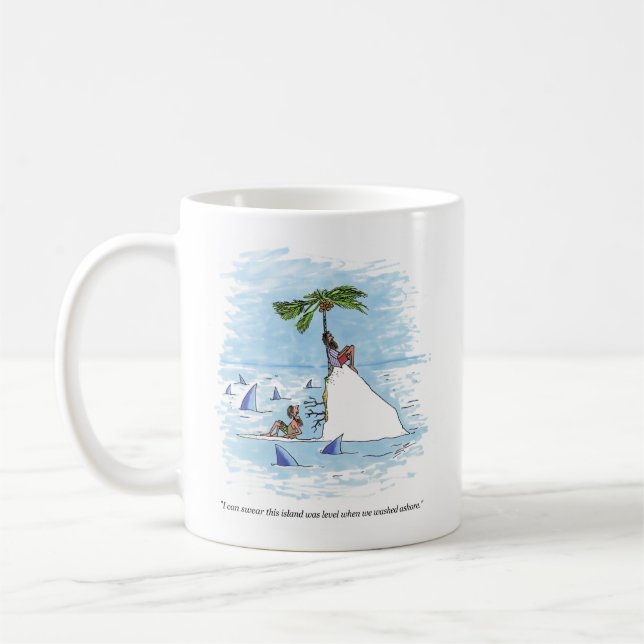 Island Was Level coffee mug (Left)
