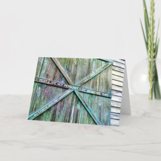 ISLAND WEATHERED Greeting Card