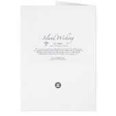 "Island Wishing" oil painting by Lori Higgins (Back)