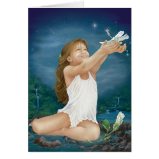 "Island Wishing" oil painting by Lori Higgins Cards
