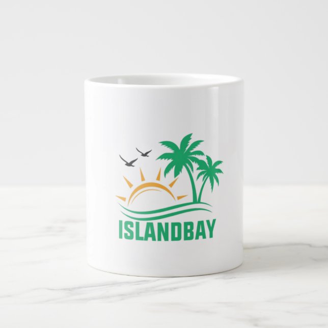 Islandbay T-Shirt - Wear the Tropical Breeze Giant Coffee Mug (Front)