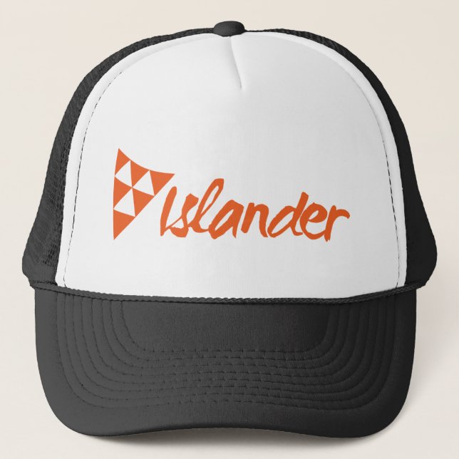 Islander Trucker Cap Black (Front)