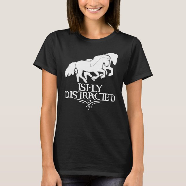 Islandhorse ISI-LY Distracted Iceland T-Shirt (Front)