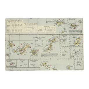 Islands, Atlantic Ocean Placemat