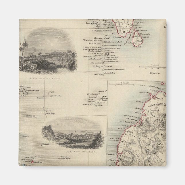 Islands In The Indian Ocean Magnet (Front)