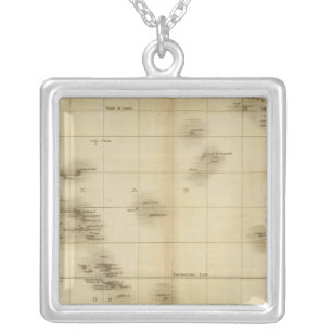 Islands in the Pacific Ocean Silver Plated Necklace
