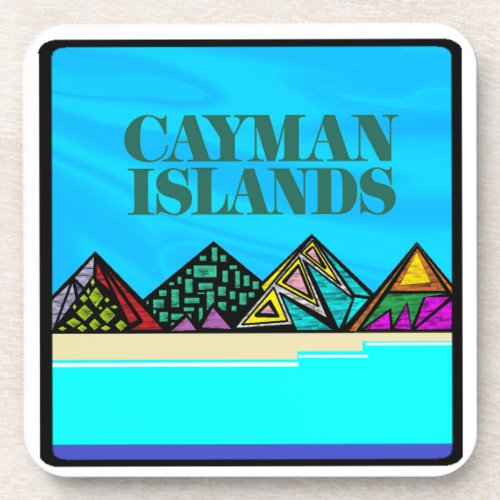 Islands love Caymans Beverage Coaster