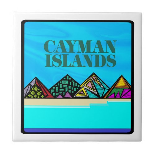 Islands love Caymans Ceramic Tile