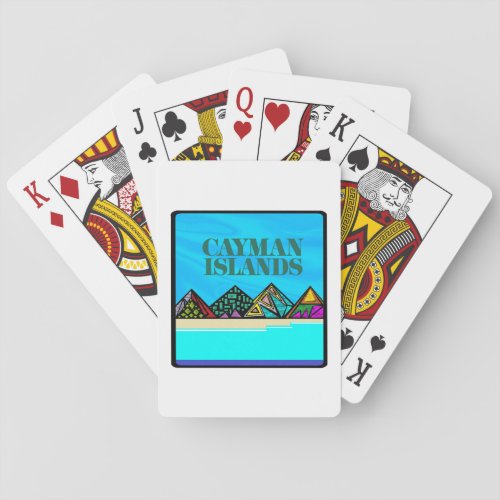 Islands love Caymans Playing Cards