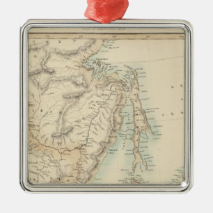 Islands of Japan Metal Ornament