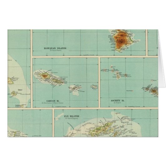 Islands of Oceania Cards (Front Horizontal)