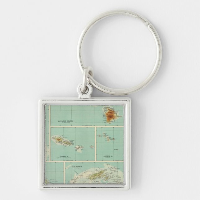 Islands of Oceania Keychain (Front)