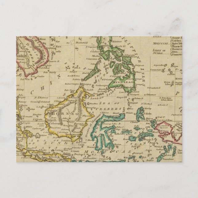 Islands of the East Indies Postcard (Front)