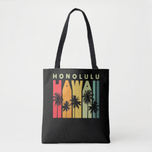 Islands Vintage Souvenir  Honolulu Hawaii Tote Bag