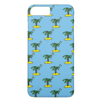 Islands with Palm Trees Design iPhone 8 Plus/7 Plus Case