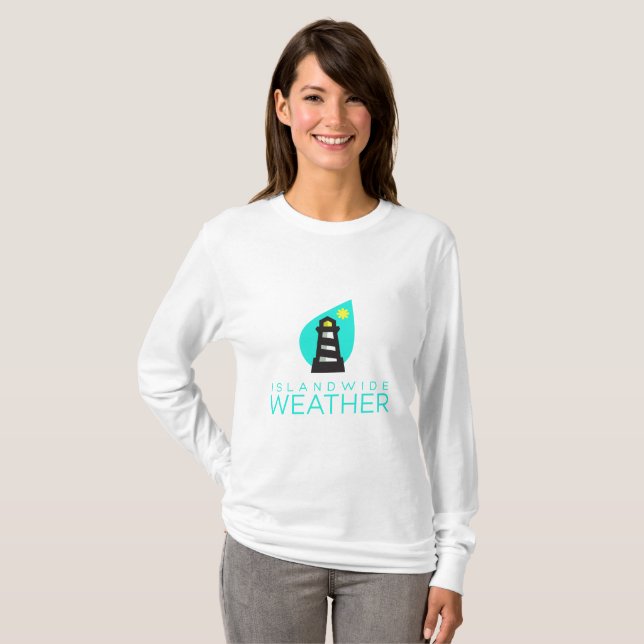 Islandwide Weather Women's Long Sleeve Shirt (Front Full)