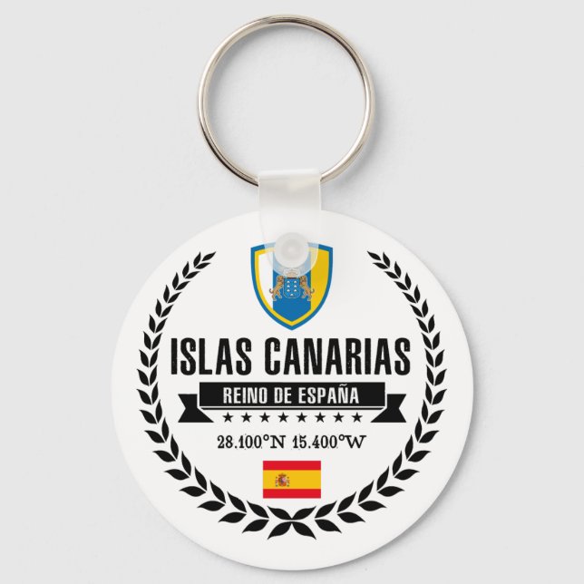 Islas Canarias Keychain (Front)