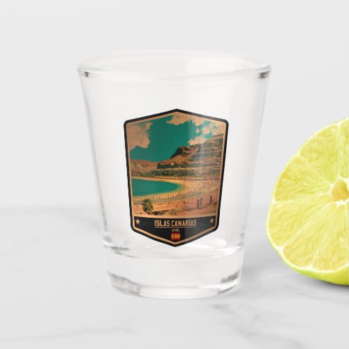 Islas Canarias Shot Glass