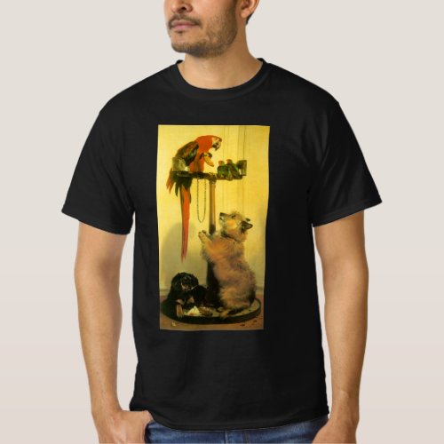 Islay Tilco a Macaw and Love Birds by Landseer T_Shirt