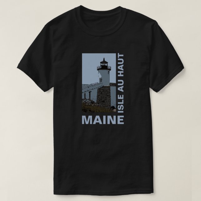ISLE AU HAUT LIGHT T-Shirt (Design Front)