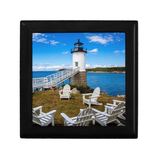 Isle au Haut, Maine Lighthouse Gift Box (Front)