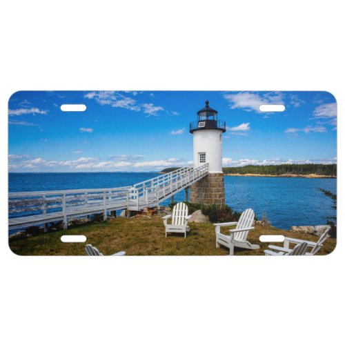 Isle au Haut Maine Lighthouse License Plate