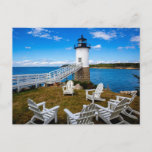 Isle au Haut, Maine Lighthouse Postcard