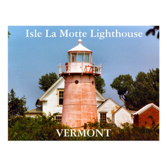 Isle La Motte Lighthouse, Vermont Postcard