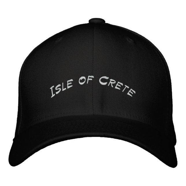 Isle of Crete Embroidered Baseball Cap (Front)