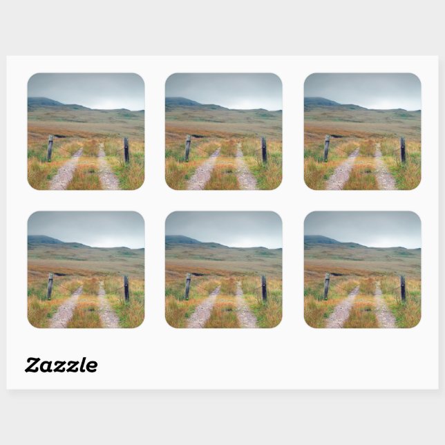 Isle of Jura, Scotland Square Sticker (Sheet)