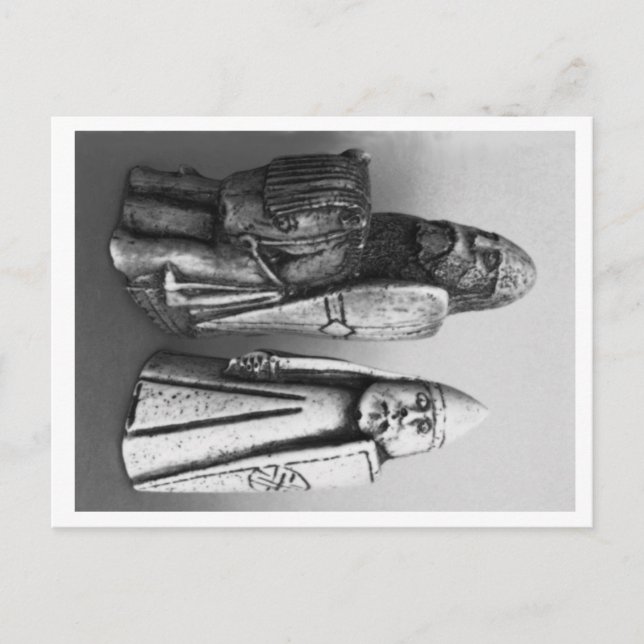 Isle of Lewis Chessmen postcard (Front)