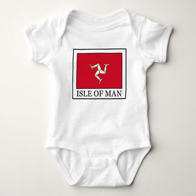 Isle of Man Baby Bodysuit (Front)