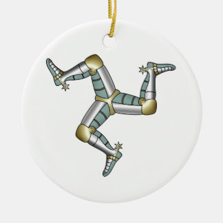 Isle of Man Ceramic Ornament