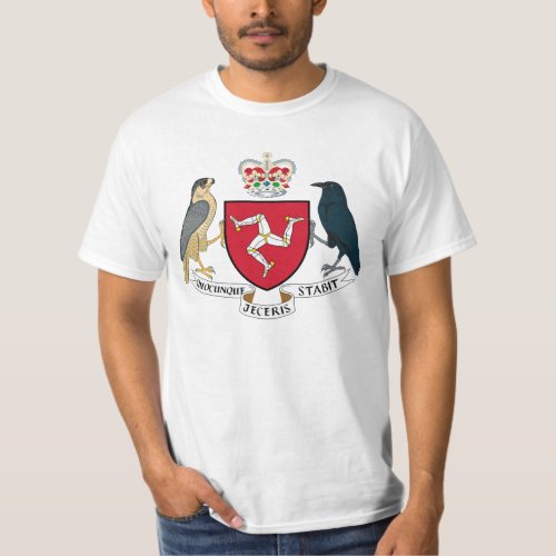 Isle of Man Coat of Arms _ Manx Emblem T_Shirt