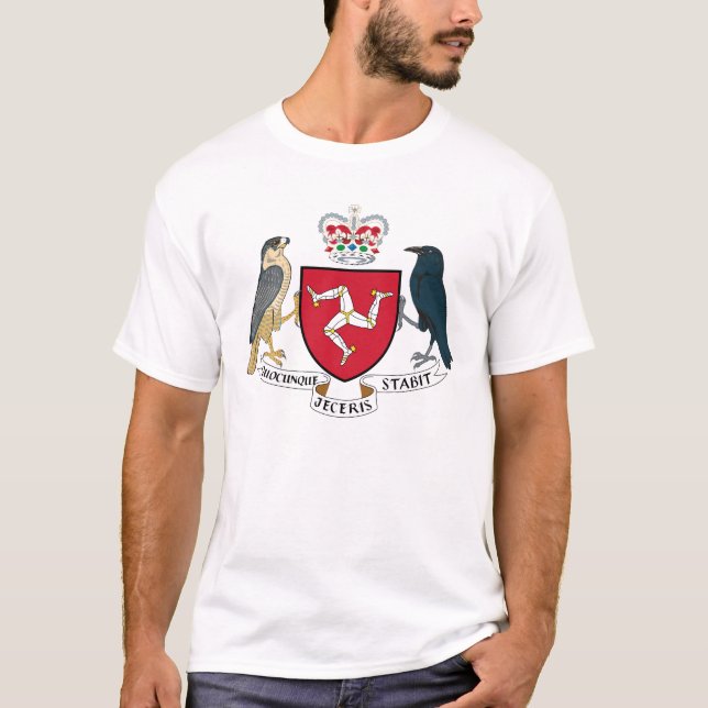 Isle of Man coat of arms T-Shirt (Front)