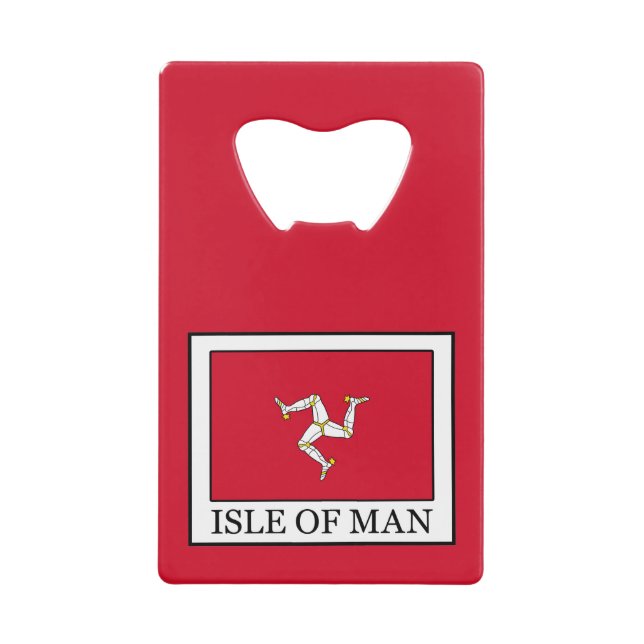 Isle of Man Credit Card Bottle Opener (Front)