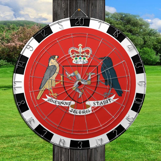 Isle of Man Dartboard, game, Isle of Man Flag Dart Board (Creator Uploaded)