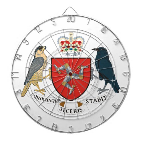 isle of man emblem dartboard