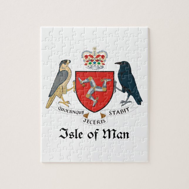 ISLE OF MAN - emblem/flag/symbol/coat of arms Jigsaw Puzzle (Vertical)