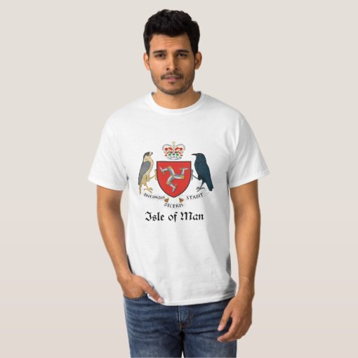 ISLE OF MAN - emblem/flag/symbol/coat of arms T-Shirt | Zazzle