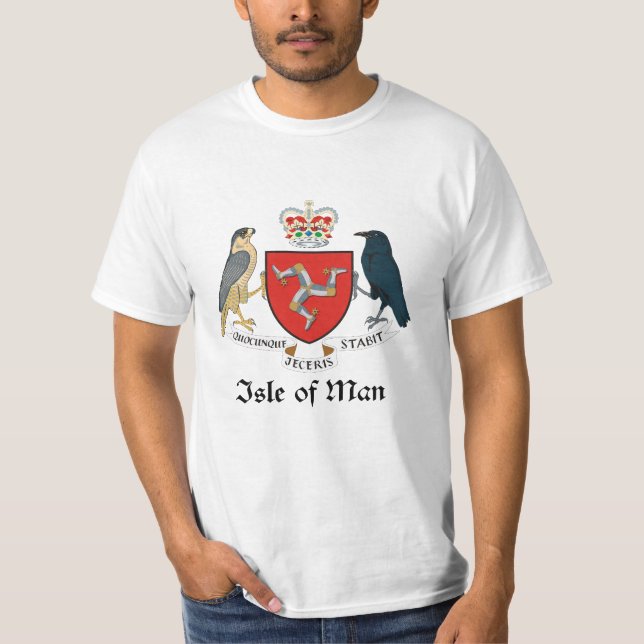 ISLE OF MAN - emblem/flag/symbol/coat of arms T-Shirt (Front)