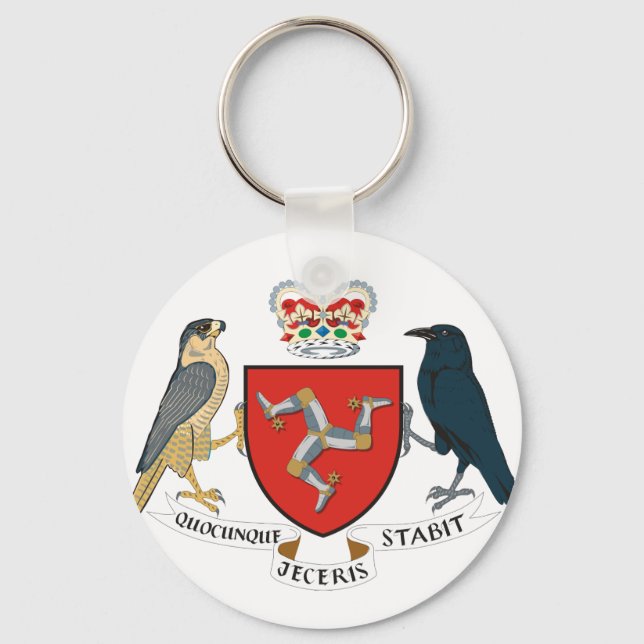 isle of man emblem keychain (Front)