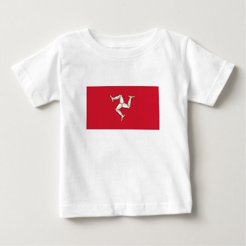 Isle of Man Flag Baby T_Shirt