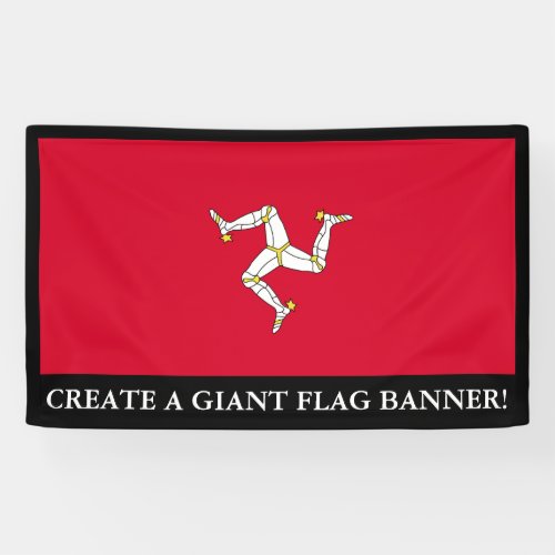 Isle of Man Flag Banner