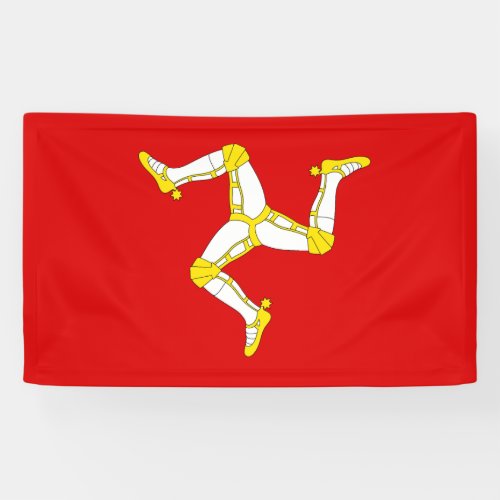 Isle of man Flag Banner