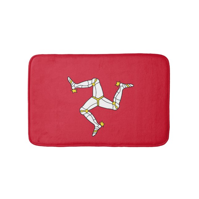 Isle of Man flag Bath Mat (Front)