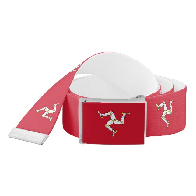 Isle of Man Flag Belt (Snake)