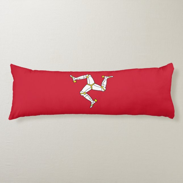 Isle of Man Flag Body Pillow (Front)