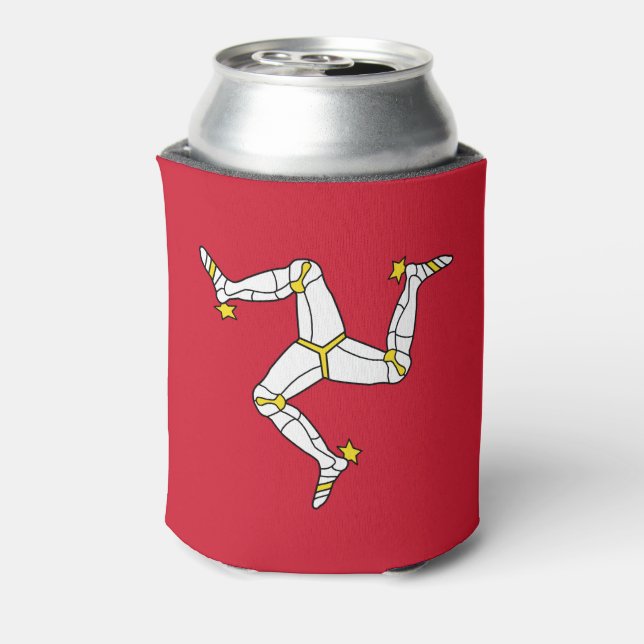 Isle of Man Flag Can Cooler (Can Back)